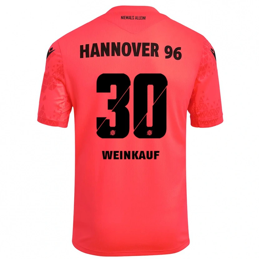 Danxen Børn Leo Weinkauf #30 Rød Sort Målmandstrøje 2025/26 Trøje T-shirt