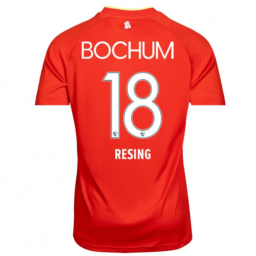 Danxen Børn Svea Resing #18 Rød Hvid Målmandstrøje 2025/26 Trøje T-shirt