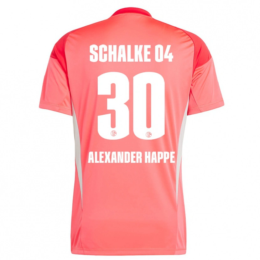 Danxen Børn Luca Alexander Happe #30 Koralrød Målmandstrøje 2025/26 Trøje T-shirt