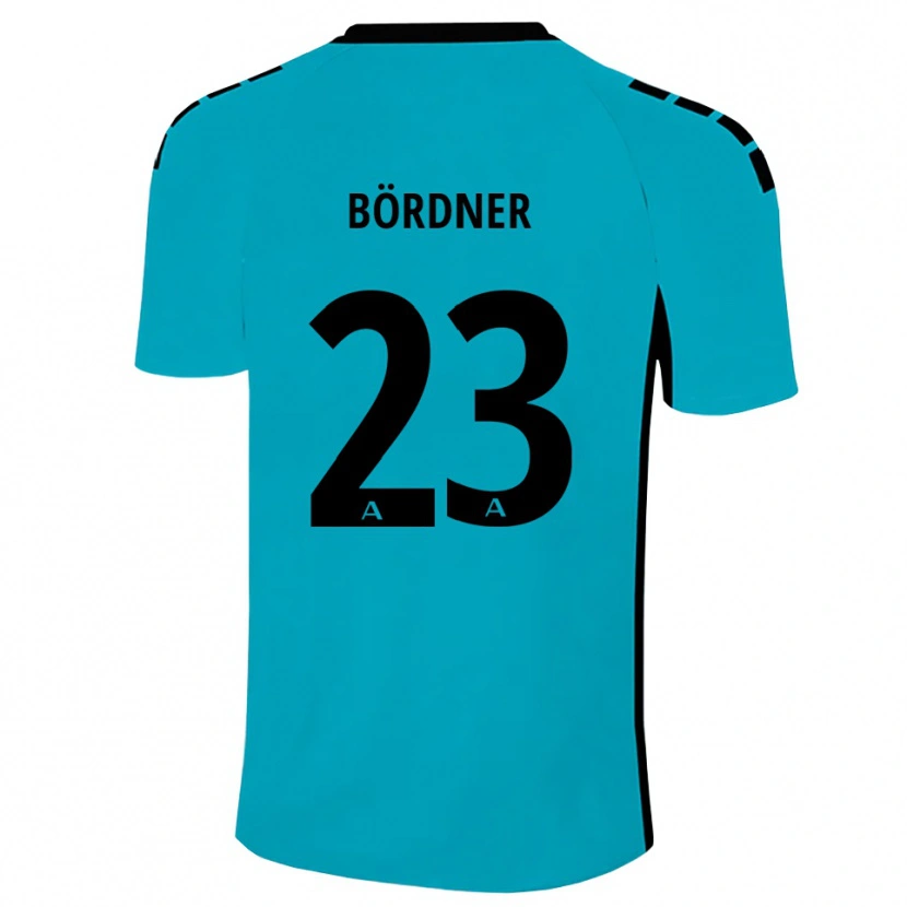Danxen Børn Elias Bördner #23 Cyan Målmandstrøje 2025/26 Trøje T-shirt