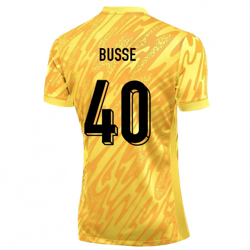 Danxen Børn Jonah Busse #40 Gul Orange Målmandstrøje 2025/26 Trøje T-shirt