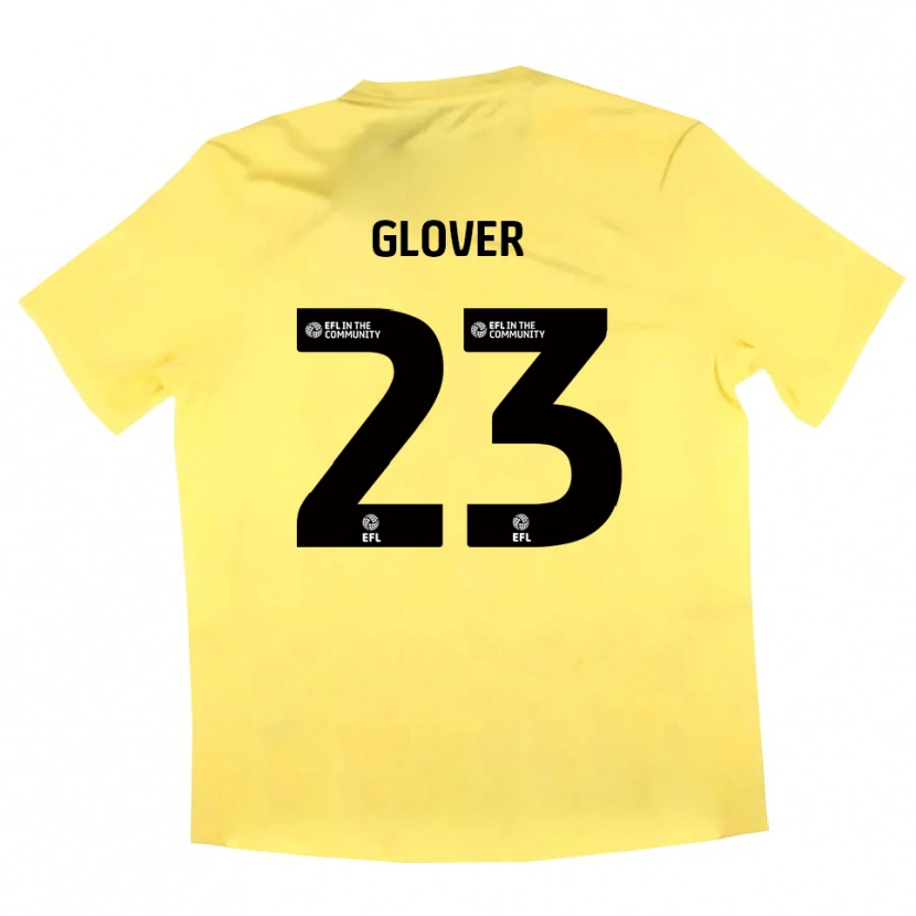 Danxen Børn Tom Glover #23 Gul Sort Målmandstrøje 2025/26 Trøje T-shirt