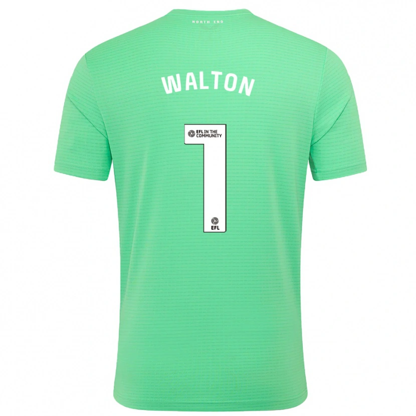 Danxen Børn Jack Walton #1 Pastel Turkis Målmandstrøje 2025/26 Trøje T-shirt