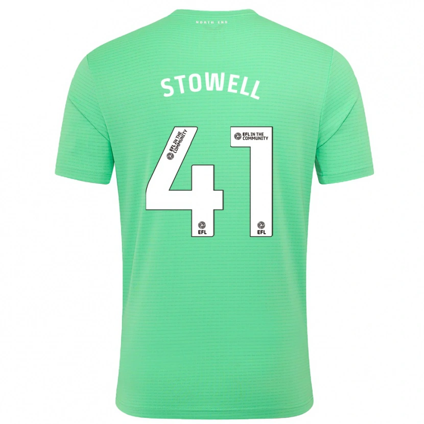 Danxen Børn Li-Bau Stowell #41 Pastel Turkis Målmandstrøje 2025/26 Trøje T-shirt
