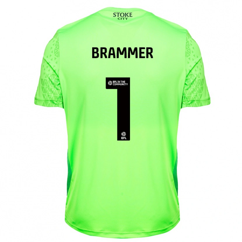 Danxen Børn Ruben Brammer #1 Grøn Sort Målmandstrøje 2025/26 Trøje T-shirt