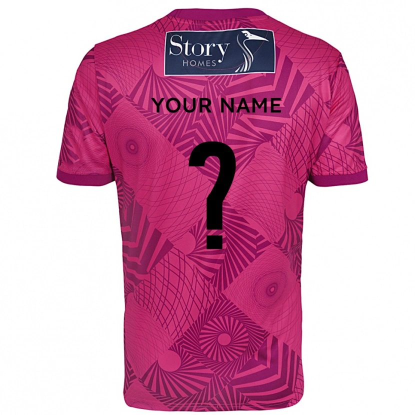 Danxen Børn Carlisle United Lilla Magenta Målmandstrøje 2025/26 Trøje T-shirt