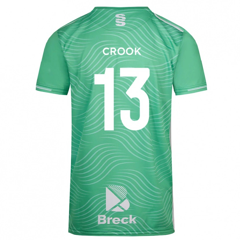 Danxen Børn Millie Crook #13 Medium Turkis Målmandstrøje 2025/26 Trøje T-shirt