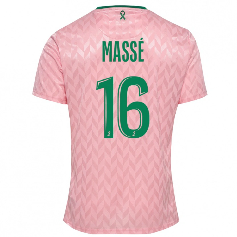 Danxen Børn Maël Massé #16 Pink Grøn Målmandstrøje 2025/26 Trøje T-shirt