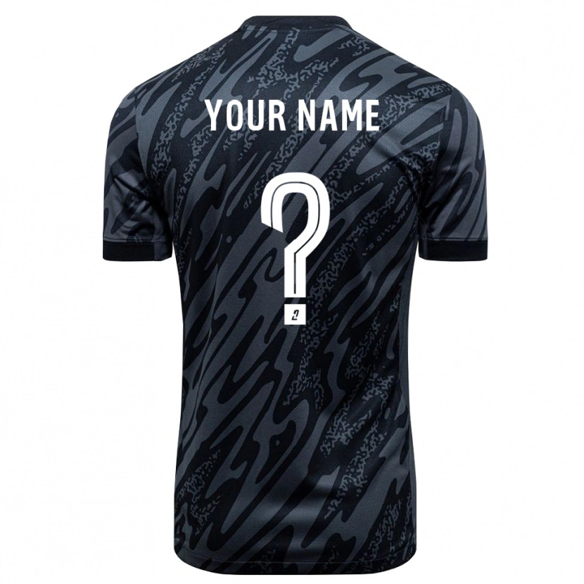 Danxen Børn Grenoble Foot 38 Grå Sort Målmandstrøje 2025/26 Trøje T-shirt