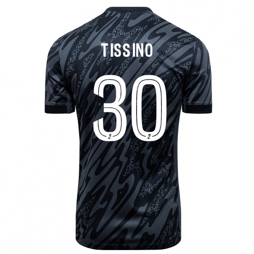 Danxen Børn Julie Tissino #30 Grå Sort Målmandstrøje 2025/26 Trøje T-shirt