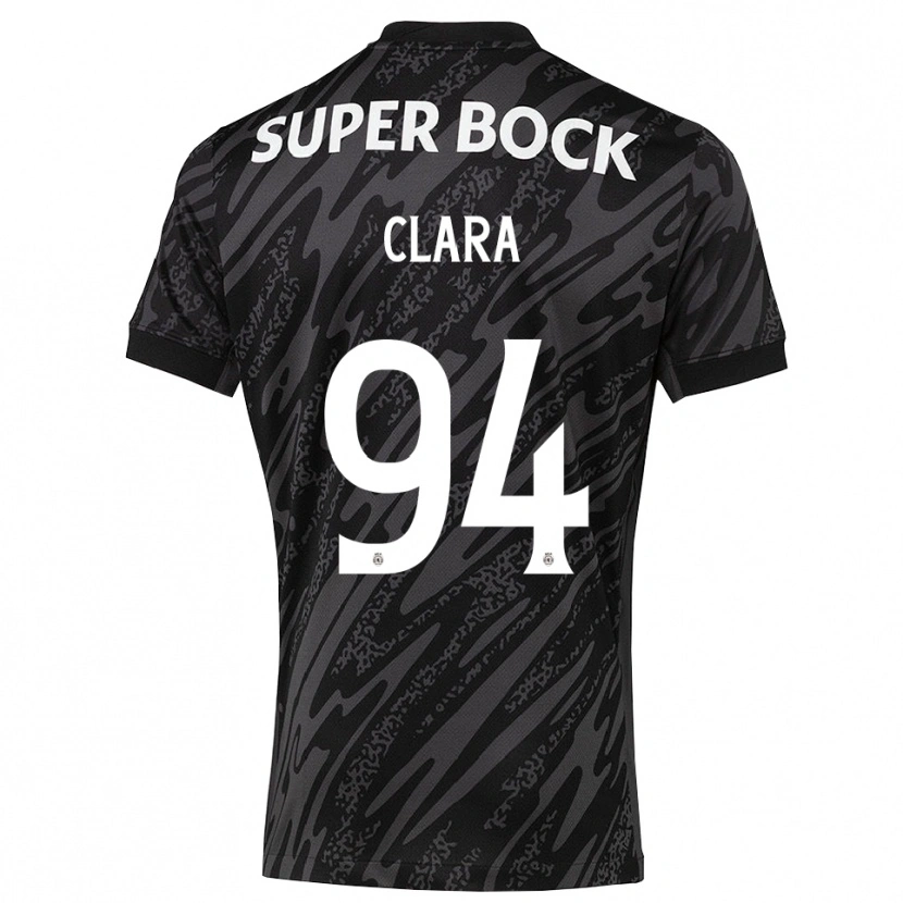 Danxen Børn Diogo Clara #94 Grå Sort Hvid Målmandstrøje 2025/26 Trøje T-shirt