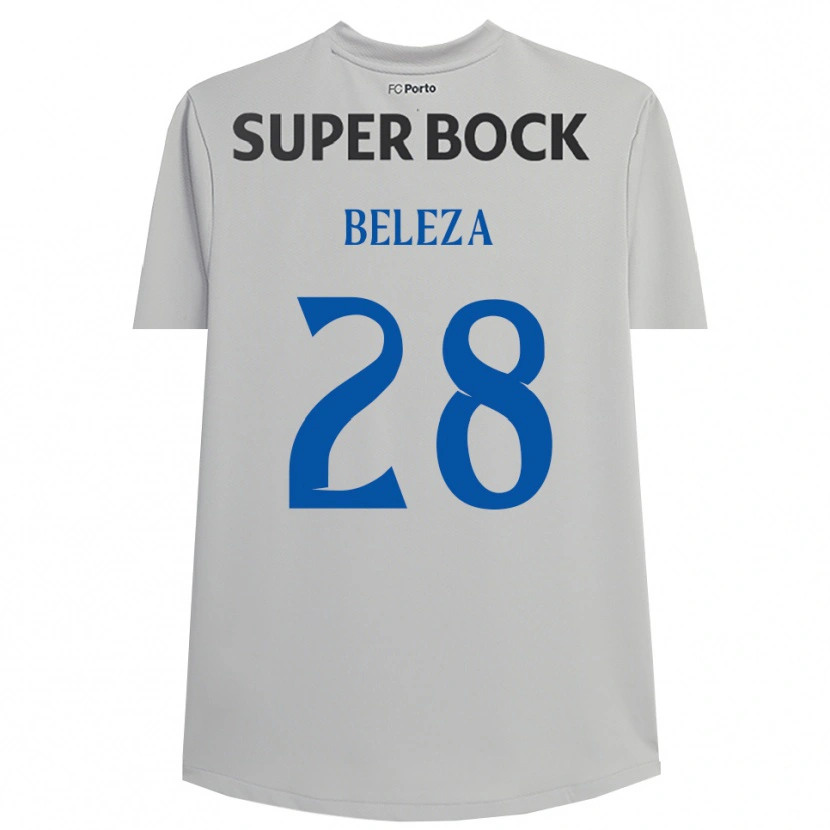 Danxen Børn Tatiana Beleza #28 Lysegrå Sort Målmandstrøje 2025/26 Trøje T-shirt