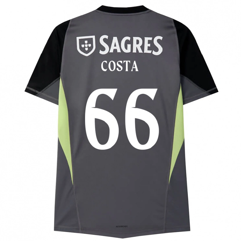 Danxen Børn Rute Costa #66 Mørkegrå Sort Målmandstrøje 2025/26 Trøje T-shirt