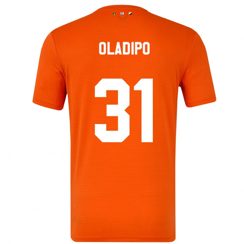 Danxen Børn Laolu Oladipo #31 Orange Sort Målmandstrøje 2025/26 Trøje T-shirt