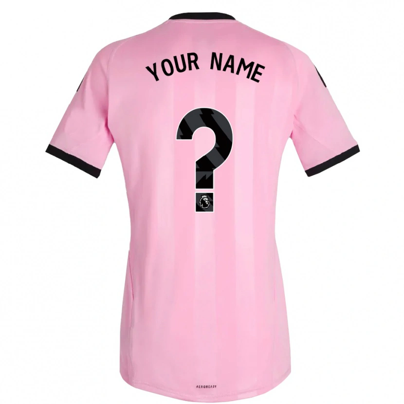 Danxen Børn Manchester United Pink Sort Målmandstrøje 2025/26 Trøje T-shirt