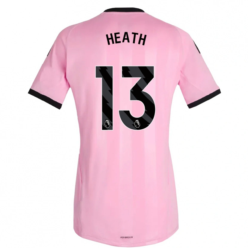Danxen Børn Fred Heath #13 Pink Sort Målmandstrøje 2025/26 Trøje T-shirt