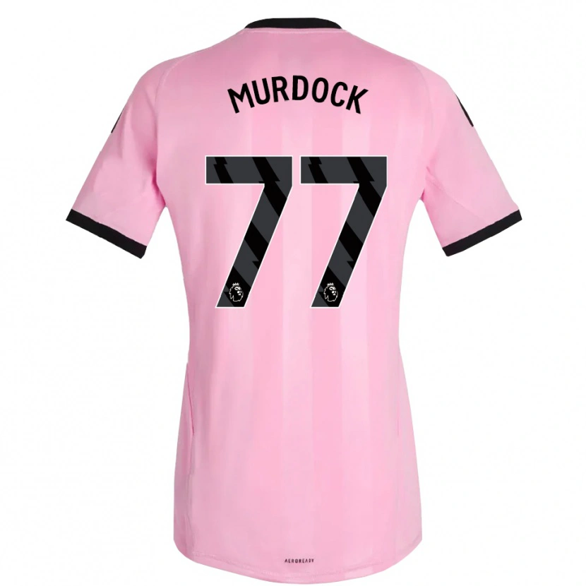 Danxen Børn Will Murdock #77 Pink Sort Målmandstrøje 2025/26 Trøje T-shirt