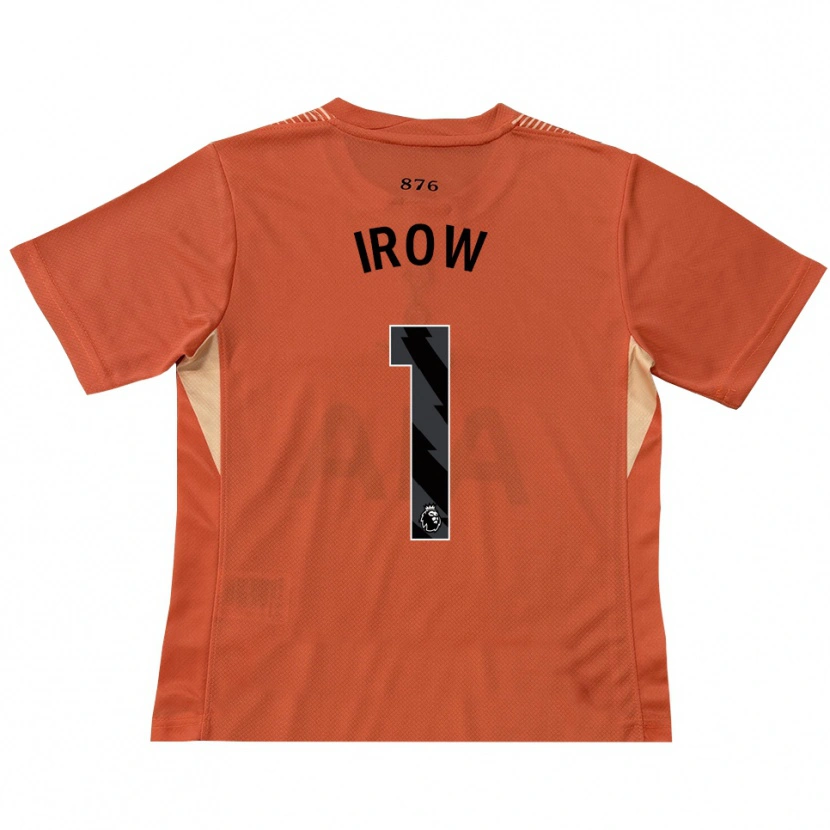 Danxen Børn Blake Irow #1 Orange Sort Målmandstrøje 2025/26 Trøje T-shirt