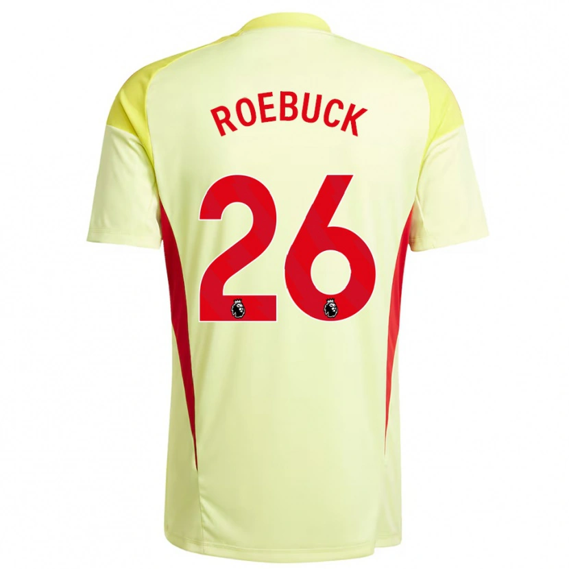 Danxen Børn Ellie Roebuck #26 Lysegul Målmandstrøje 2025/26 Trøje T-shirt