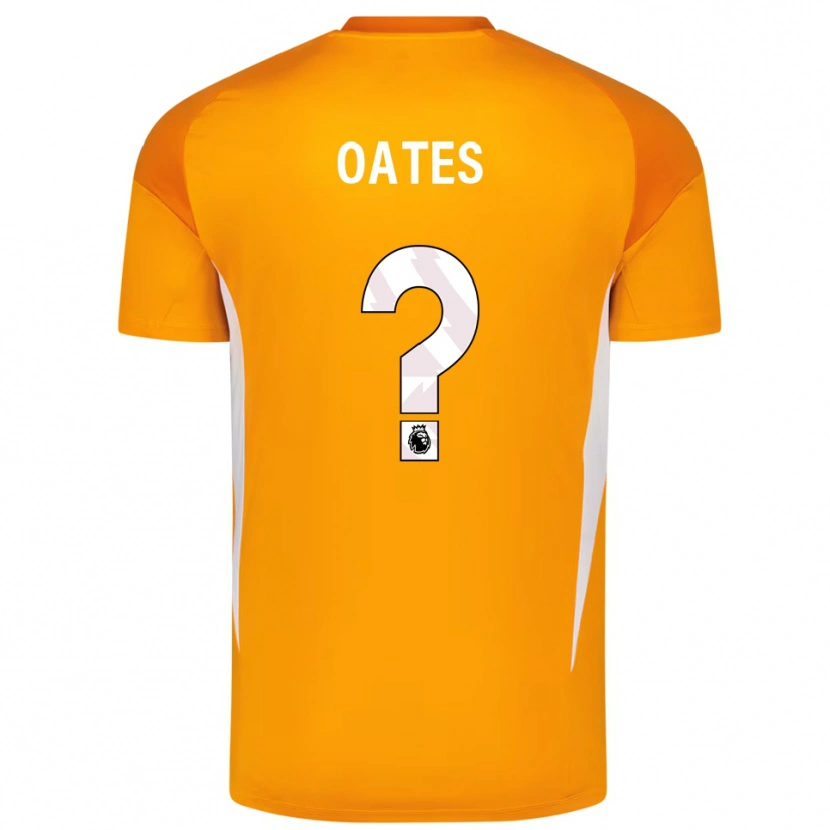Danxen Børn Charlotte Oates #0 Orange Hvid Målmandstrøje 2025/26 Trøje T-shirt