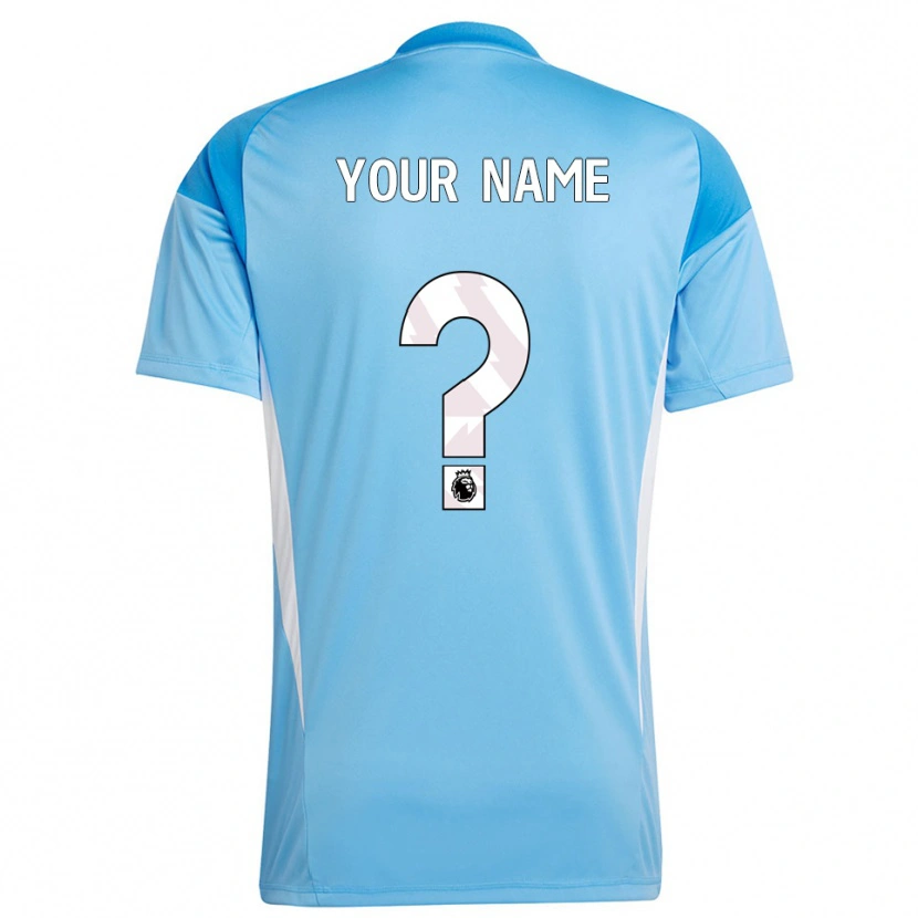 Danxen Børn Nottingham Forest Blå Hvid Målmandstrøje 2025/26 Trøje T-shirt