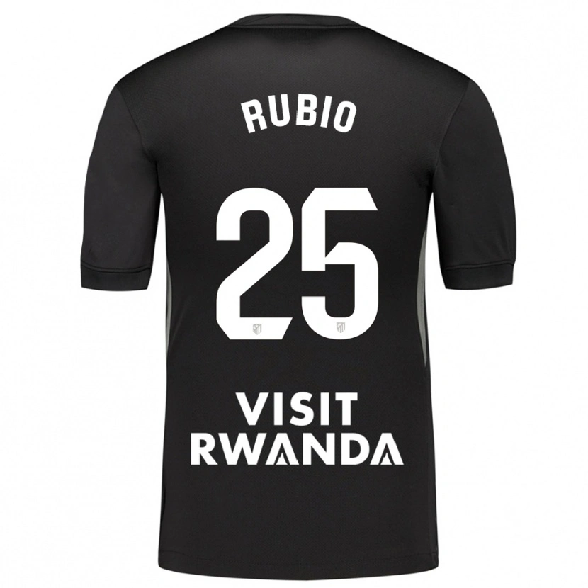 Danxen Børn Daniel Rubio #25 Sort Hvid Målmandstrøje 2025/26 Trøje T-shirt