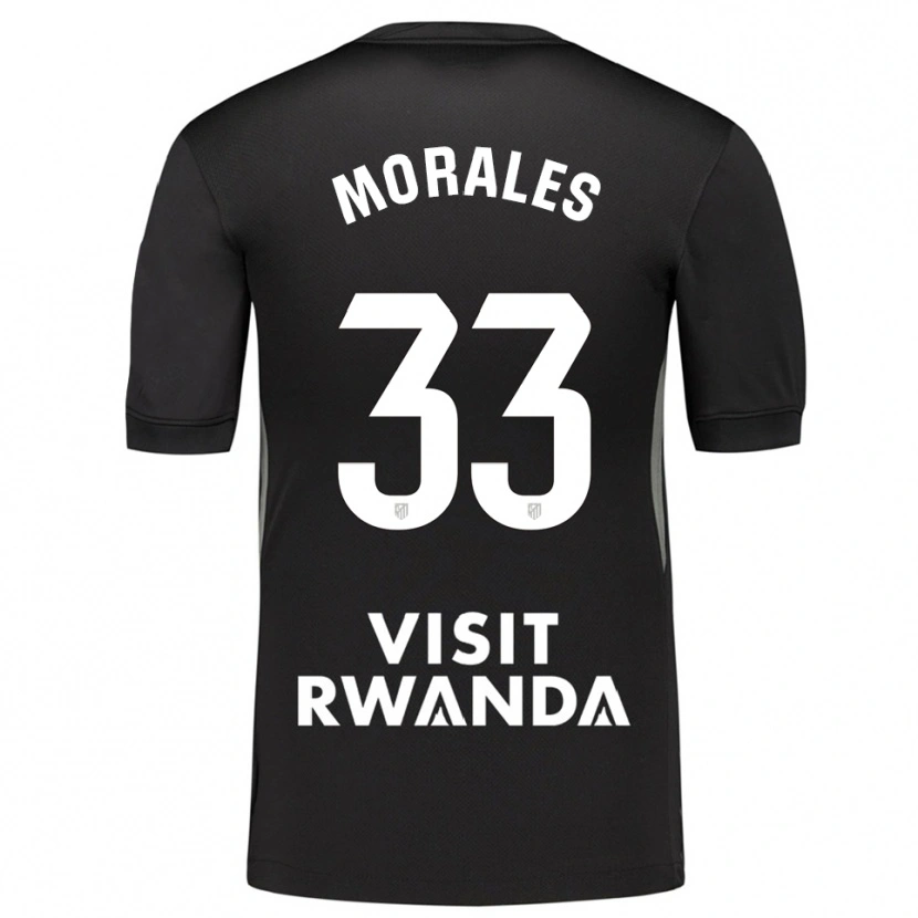 Danxen Børn Luismi Morales #33 Sort Hvid Målmandstrøje 2025/26 Trøje T-shirt