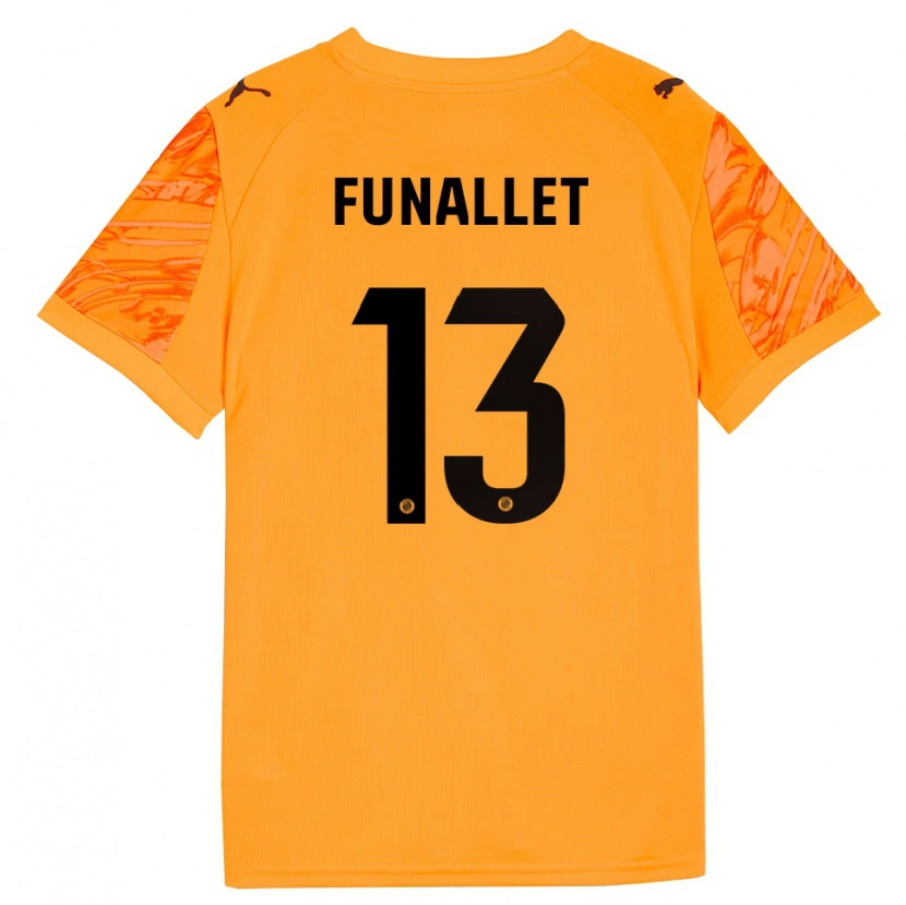 Danxen Børn Pau Funallet #13 Orange Sort Målmandstrøje 2025/26 Trøje T-shirt