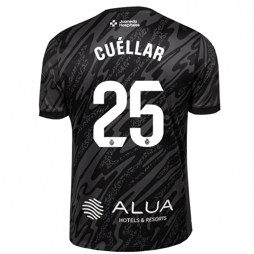 Danxen Børn Iván Cuéllar #25 Mørk Grå Sort Målmandstrøje 2025/26 Trøje T-shirt