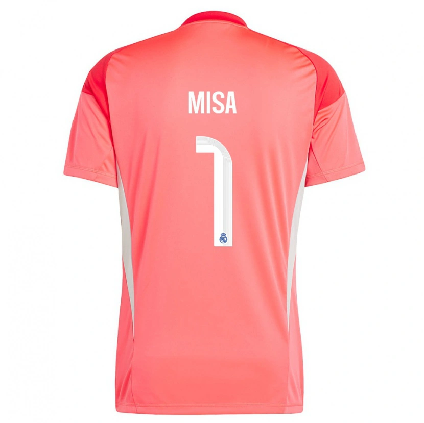 Danxen Børn Misa Rodríguez #1 Orange Rød Hvid Målmandstrøje 2025/26 Trøje T-shirt