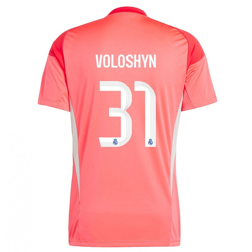 Danxen Børn Ilya Voloshyn #31 Orange Rød Hvid Målmandstrøje 2025/26 Trøje T-shirt