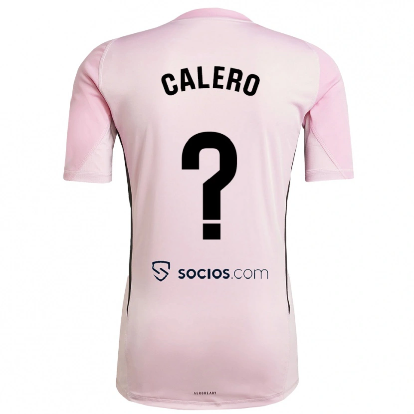 Danxen Børn Josema Calero #0 Pink Sort Målmandstrøje 2025/26 Trøje T-shirt