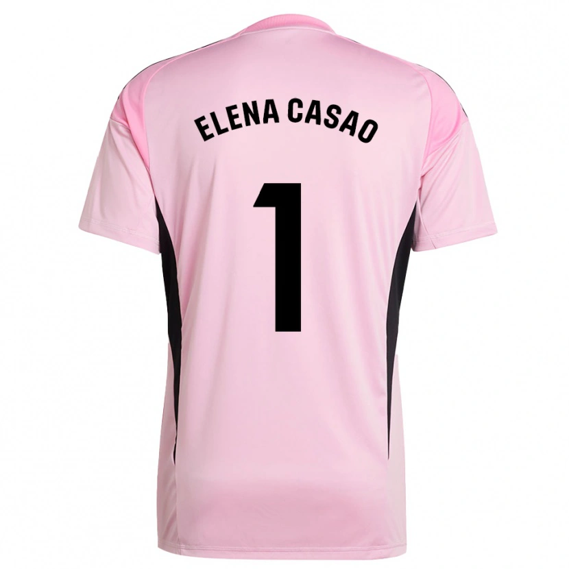 Danxen Børn Elena Casao López #1 Pink Sort Målmandstrøje 2025/26 Trøje T-shirt