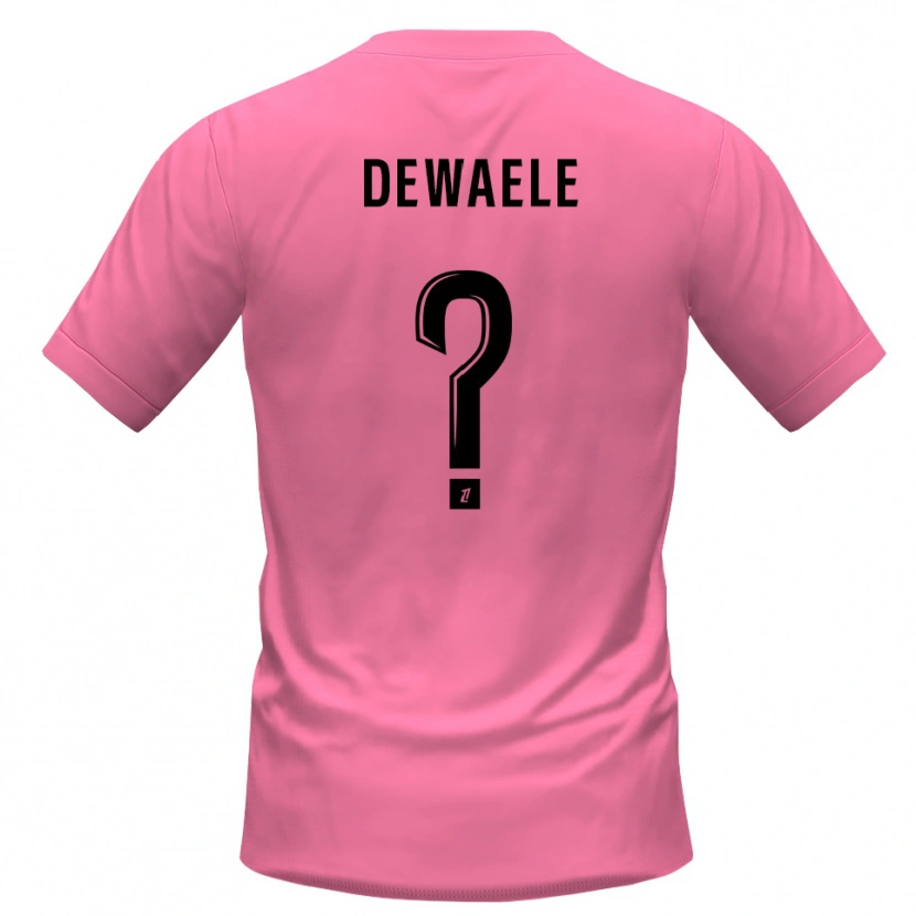 Danxen Børn Élina Dewaele #0 Pink Sort Målmandstrøje 2025/26 Trøje T-shirt
