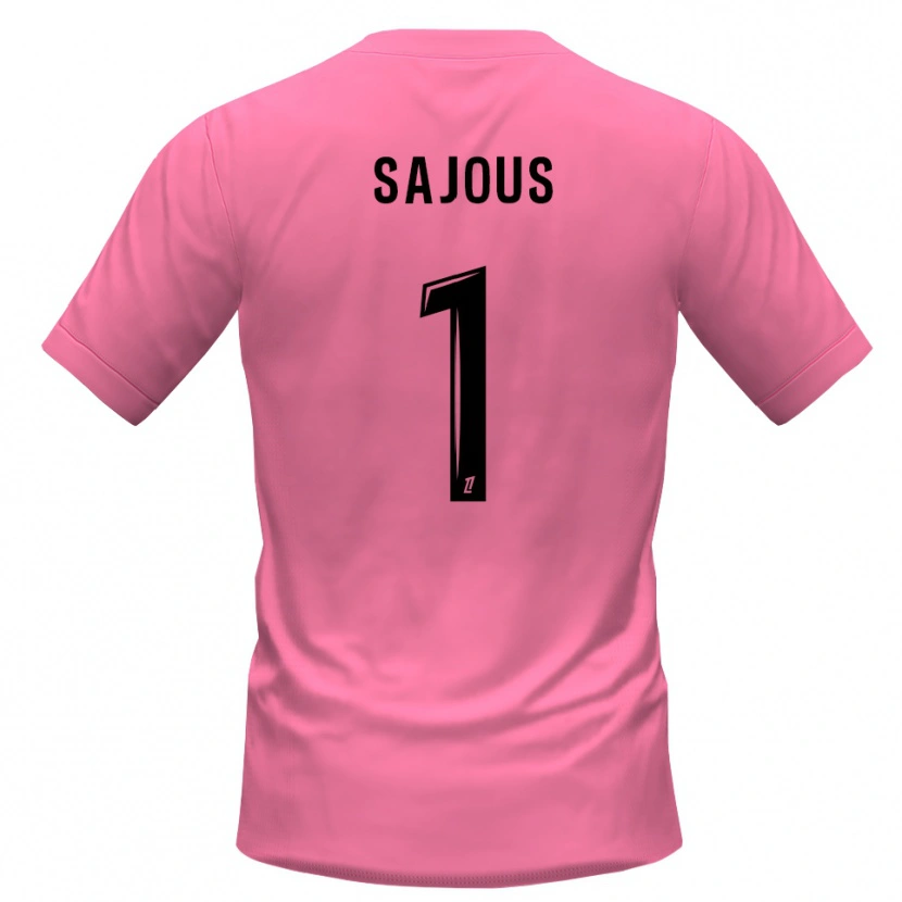 Danxen Børn Thomas Sajous #1 Pink Sort Målmandstrøje 2025/26 Trøje T-shirt