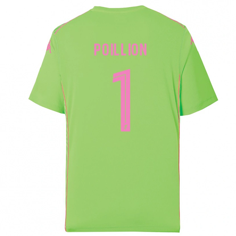 Danxen Børn Noé Poillion #1 Bleg Grøn Målmandstrøje 2025/26 Trøje T-shirt