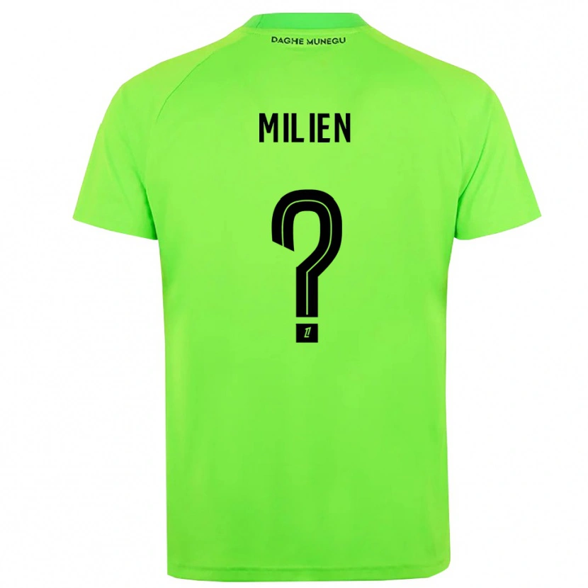 Danxen Børn Kenley Milien #0 Grøn Sort Målmandstrøje 2025/26 Trøje T-shirt
