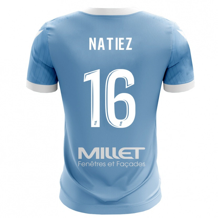Danxen Børn Stanislas Natiez #16 Lyseblå Målmandstrøje 2025/26 Trøje T-shirt