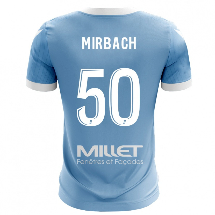 Danxen Børn Alexis Mirbach #50 Lyseblå Målmandstrøje 2025/26 Trøje T-shirt