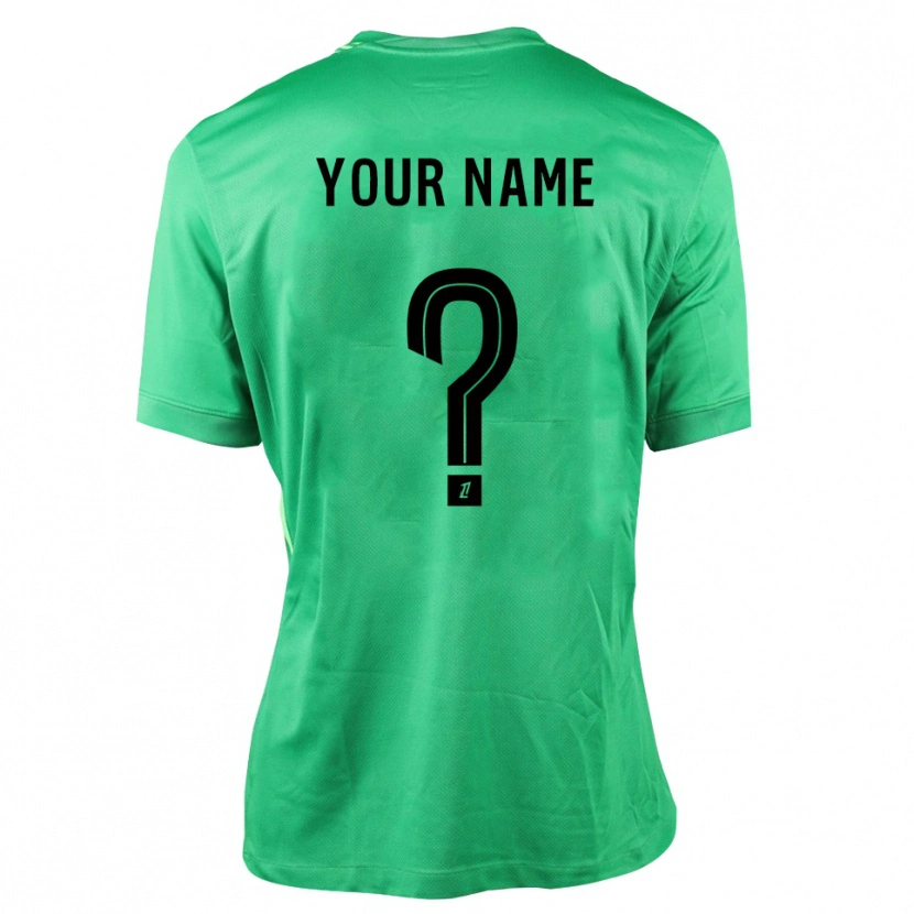 Danxen Børn Paris Saint-Germain Grøn Sort Målmandstrøje 2025/26 Trøje T-shirt