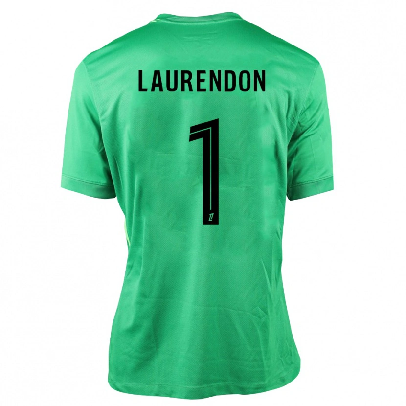 Danxen Børn Bilal Laurendon #1 Grøn Sort Målmandstrøje 2025/26 Trøje T-shirt