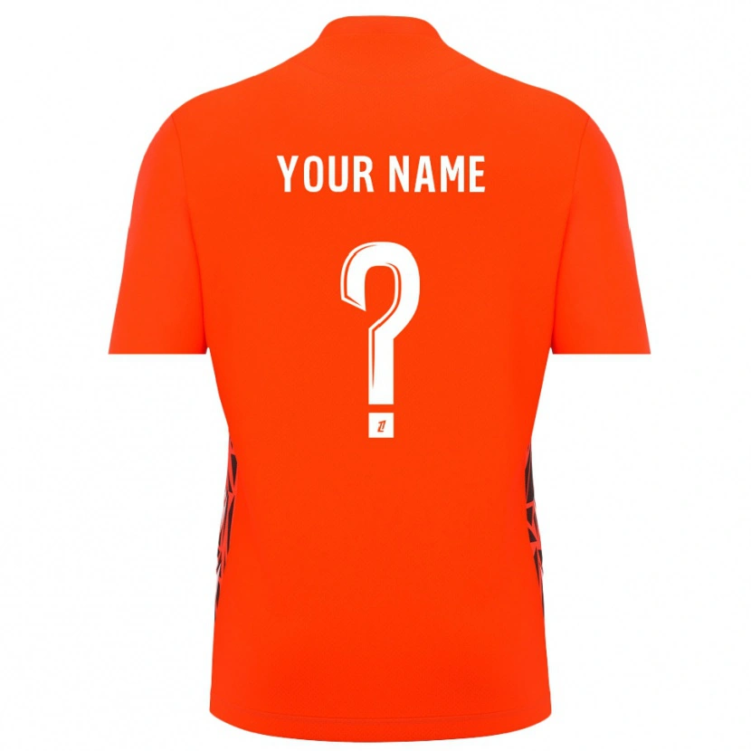 Danxen Børn AJ Auxerre Orange-Hvid Målmandstrøje 2025/26 Trøje T-shirt