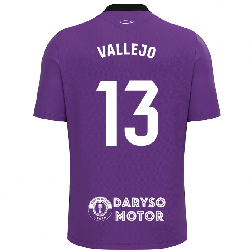 Danxen Børn Guillermo Vallejo #13 Lilla Hvid Målmandstrøje 2025/26 Trøje T-shirt