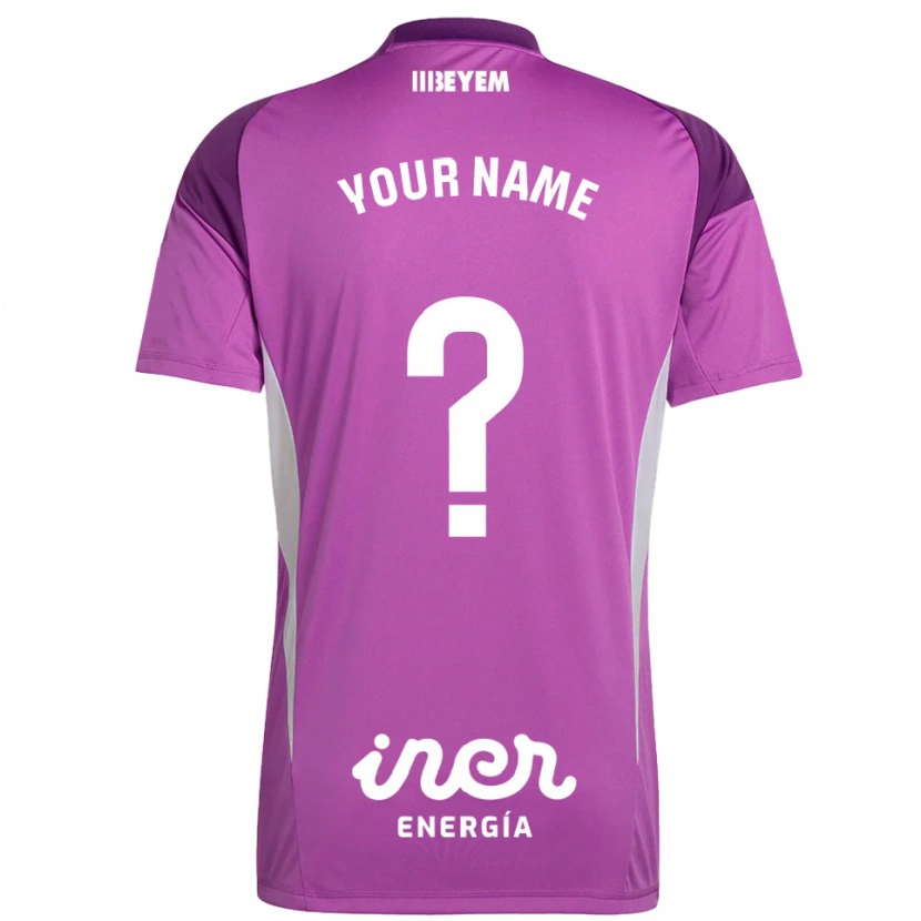 Danxen Børn Albacete Balompié Lilla Lilla Målmandstrøje 2025/26 Trøje T-shirt