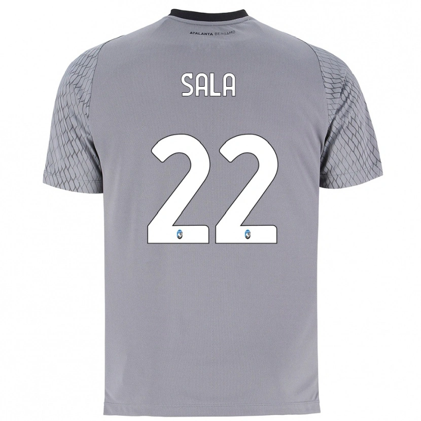 Danxen Børn Lorenzo Sala #22 Grå Blå Rød Målmandstrøje 2025/26 Trøje T-shirt