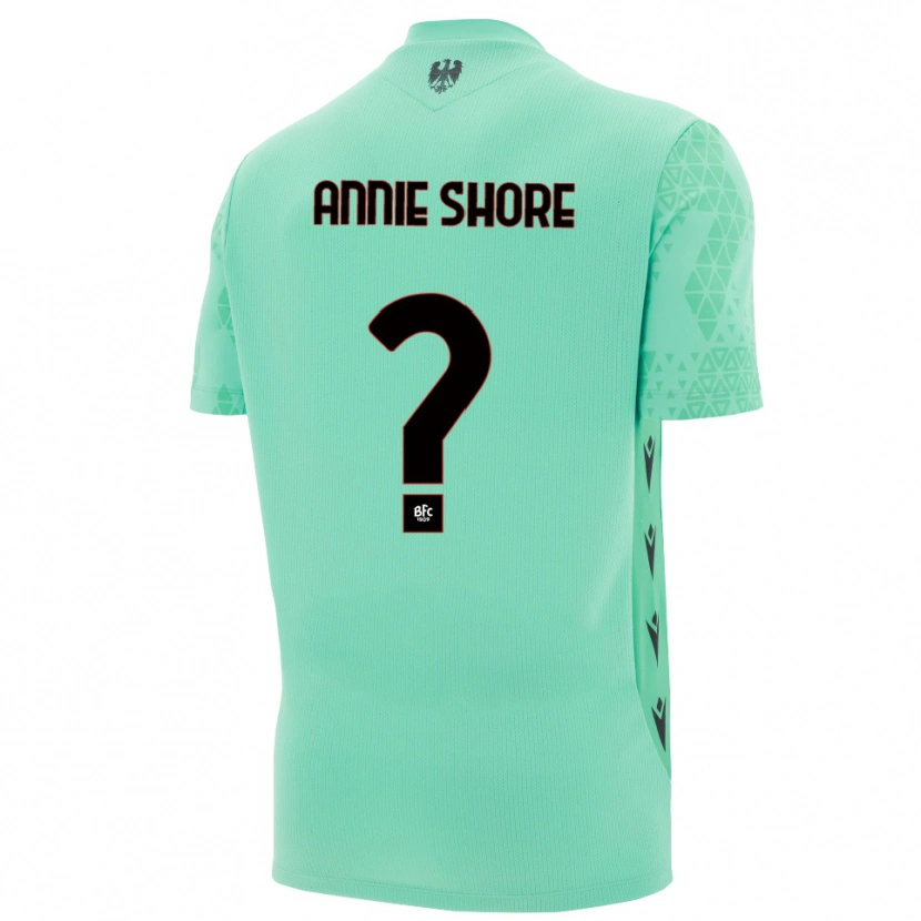 Danxen Børn Margot Annie Shore #0 Mint Blå Sort Målmandstrøje 2025/26 Trøje T-shirt