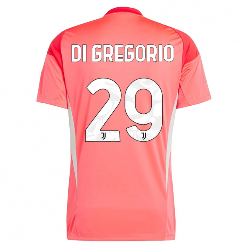 Danxen Børn Michele Di Gregorio #29 Rød Orange Målmandstrøje 2025/26 Trøje T-shirt