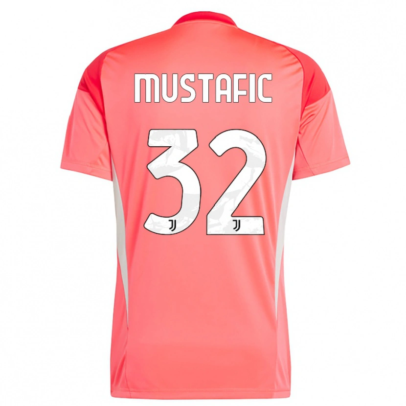 Danxen Børn Emma Mustafic #32 Rød Orange Målmandstrøje 2025/26 Trøje T-shirt