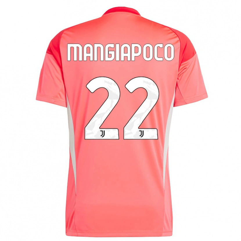 Danxen Børn Stefano Mangiapoco #22 Rød Orange Målmandstrøje 2025/26 Trøje T-shirt