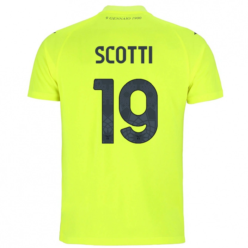 Danxen Børn Asia Scotti #19 Fluorescerende Grøn Målmandstrøje 2025/26 Trøje T-shirt